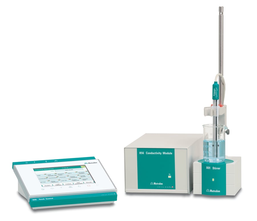 Achieve automatic conductometry in water with low electrical